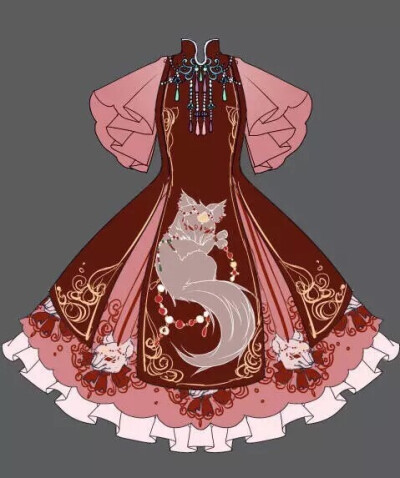 古風服裝素材 衣裳間的東方詩意